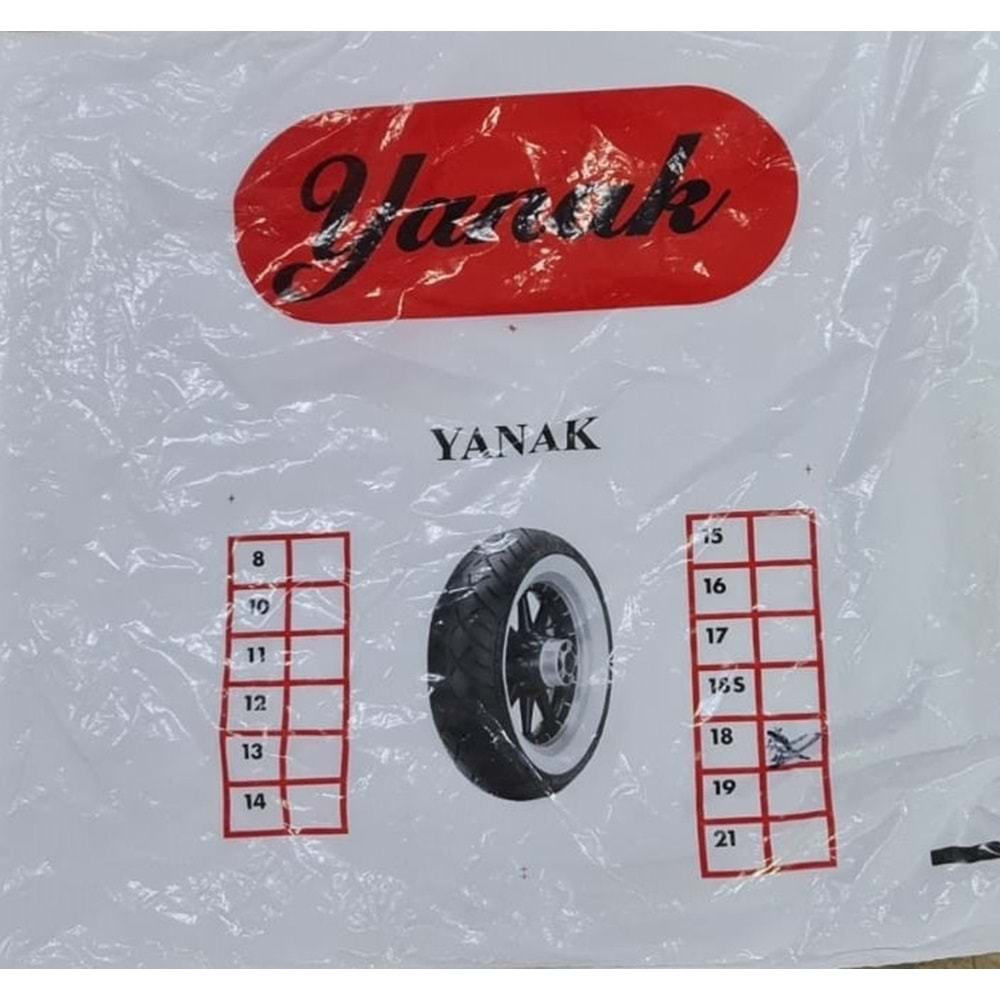 YANAK 18 (kalın) JANT TKN KAUCUK